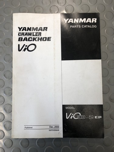 Yanmar teilekatalog vio30 - teilekatalog, vio30-2