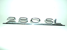 Schriftzug 280 SL Emblem Typenzeichen auf Heckklappe Mercedes Benz W113 Pagode