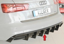 Rieger Heckeinsatz Diffusor passend für Audi A6 4G Facelift 00088369 mit AHK