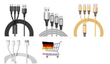 1,2m Multi USB Ladekabel 3 in