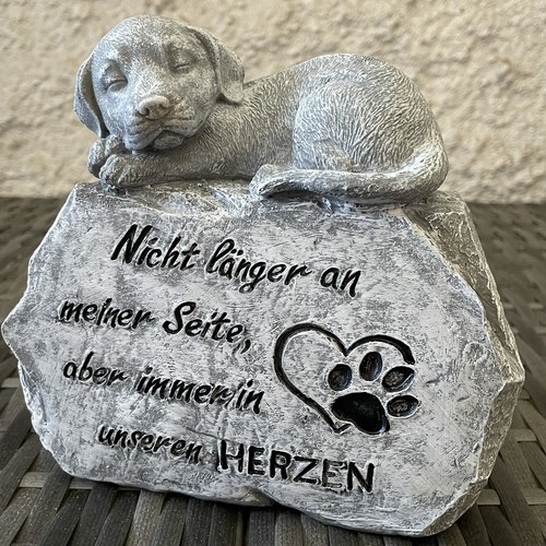 Grabstein hund katze - hund,
