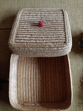 alter Bastkorb 60 iger Jahre