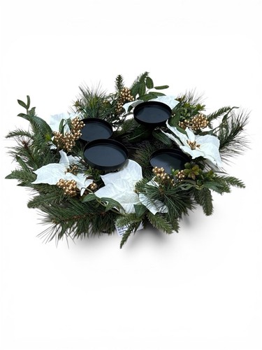 Weihnachtsstern kranz - weihnachtsstern,