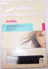 2 Stück- Perlonnetz -SCHWARZ-
