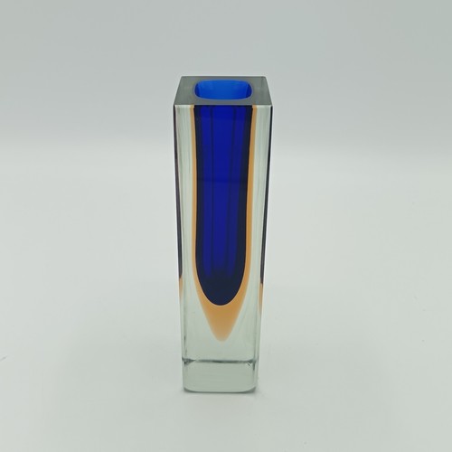 Murano glas blockvase sommerso - blockvase,