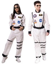 Kostüm Astronaut Anzug weiß