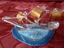 Mayflower Glass  Bounty  Handmade England auf Achatscheibe? Wunderschön