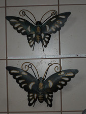 Schmetterlinge Deko Wandbehang Metall