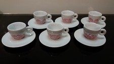 6 x ILLY ESPRESSOTASSE & UNTERTASSEN Kunstkollektion von Michael Lin 2001
