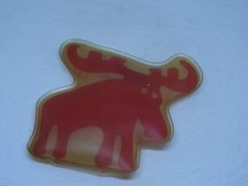 Handwärmer in Elchform Taschenwärmer 9x9 cm im heißen Wasserbad zu regenerieren