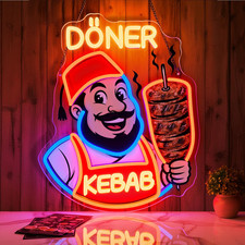 Döner Kebab Neon Schild Für
