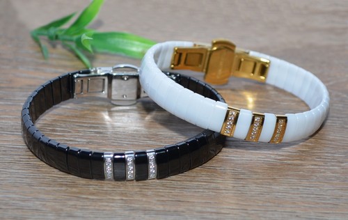 Keramik edelstahl armband - edelstahl,
