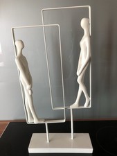 Metalldekoration Mann und Frau