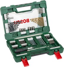 Bosch 91tlg. Titanium-Bohrer- und Bit Set V-Line für Holz, Stein und Metall