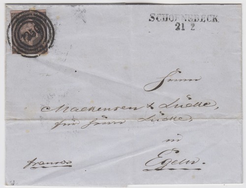 Preußen 2 brief mit - nr.,