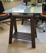 Glastisch f Büro 2 x MITTBACK