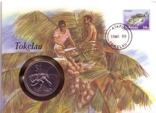 Numisbrief Tokelau 1 Dollar
