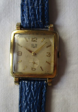 elegante GUB Glashütte Armbanduhr Kaliber 62.2 Handaufzug 50er Jahre (167800)