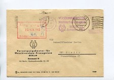 DDR Dienst ZKD Brief Berlin 22.11.65 Versorgungskontor Maschinenbau Erzeugnisse