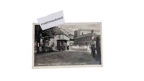 Alte ansichtskarte bärenstein - ansichtskarte,