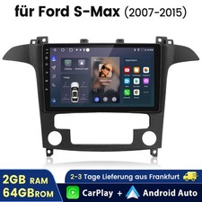 Carplay für S-Max 2007-2015 Android 13 Autoradio GPS Schiffe WIFI FM BT DAB+ 2+64G