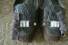 Pedro Garcia Wildleder braun Strass Gr.39,5  ausgefallen TOP