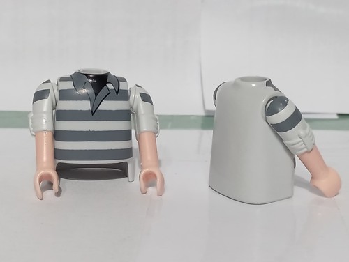 Playmobil körper graue - x2,