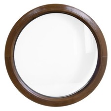 Rundfenster Fest Nussbaum