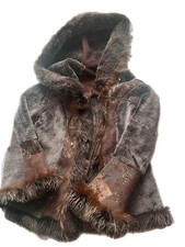 Pelzmantel echt mit Echtes