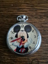 seltene Mickey Maus Taschenuhr Smiths Empire Made in Britain