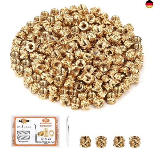 Pack 200 threaded inserts - pack,