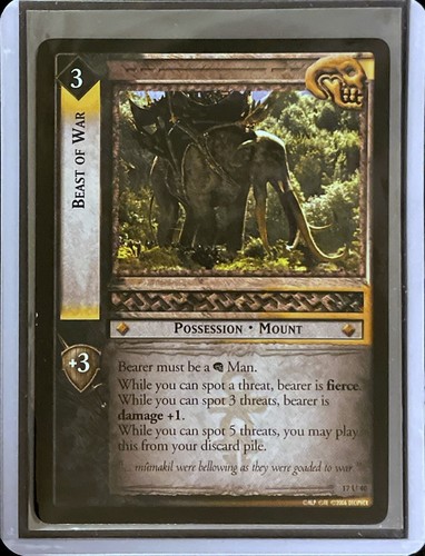 Lotr tcg beast war rise - of,