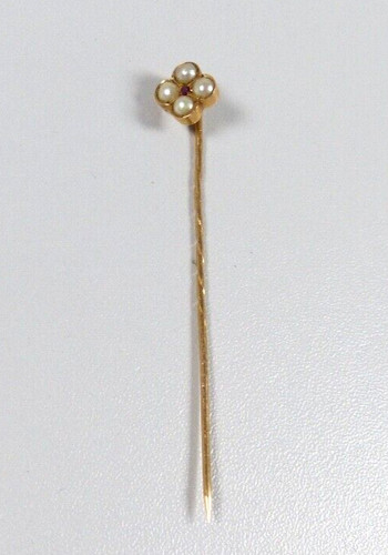 Krawattennadel aus 585 gold - aus,