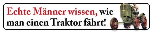 Männer wissen traktor fährt - wissen,