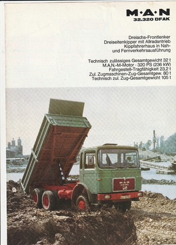 Prospekt man lkw 320 - prospekt, 32.320