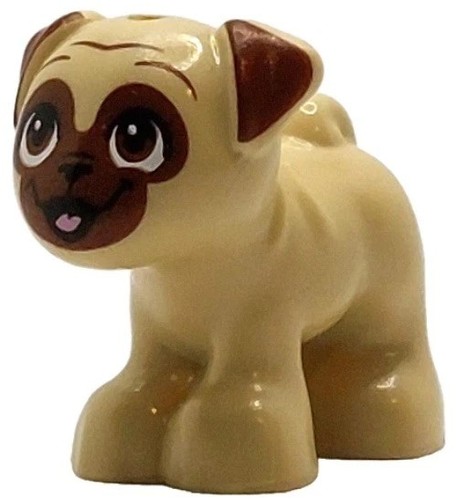 Lego tan dog friends - dog, hund