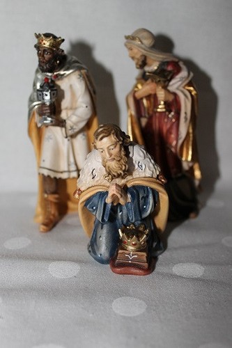 Krippenfigur massiv 3 - krippenfigur,