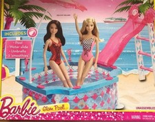 Barbie Wasserrutsche Pool für