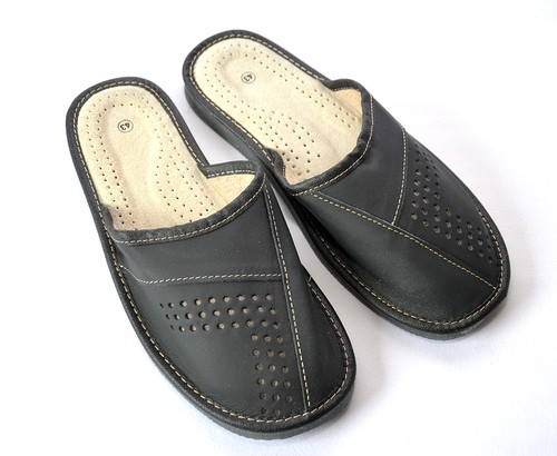 Herren leder hausschuhe neu - leder, hausschuhe.neu