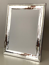 9x13 Foto-/Bilderrahmen massive Auflage 999er Sterling Silber Art. 3/925/201