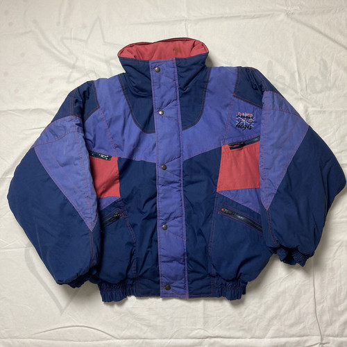 Vintage winterjacke navy blau - vintage,