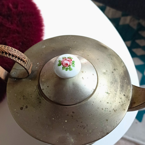 Wega messingkanne mit deckel - mit,