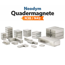 Neodym quadermagnete set - neodym,