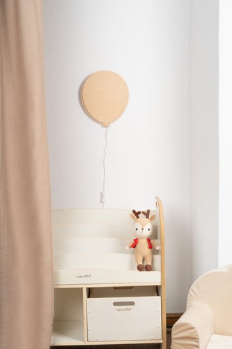 Ballonlampe aus holz fürs - ballonlampe,