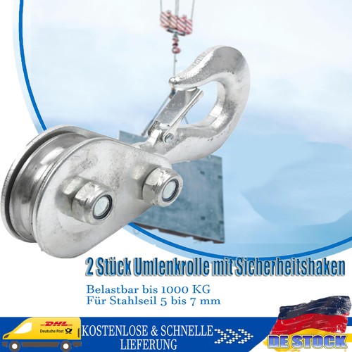Umlenkrolle seilrolle - 2x,