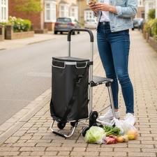 HOMCOM 3-in-1 Einkaufstrolley