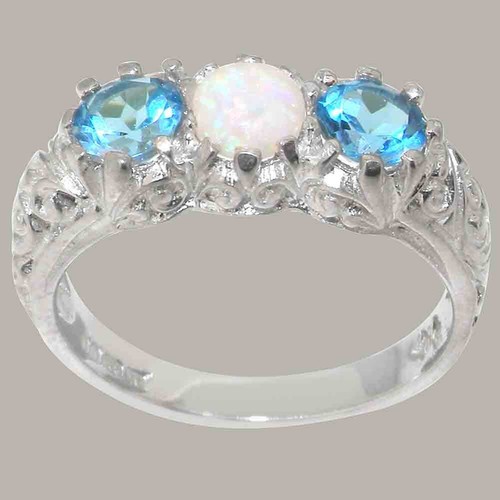 Natürlicher opal blautopas - opal,