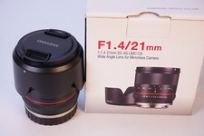 SAMYANG 21 mm 1,4  UMC CS M 0 für CANON M  Bayonett, CANON M  Kameras