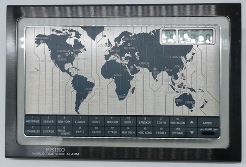 Seiko world time voice - time,