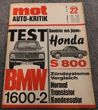 MOT 22/1966 BMW 1600 -2, Honda S 800, Volvo 123 GT Amazon, Mobylette